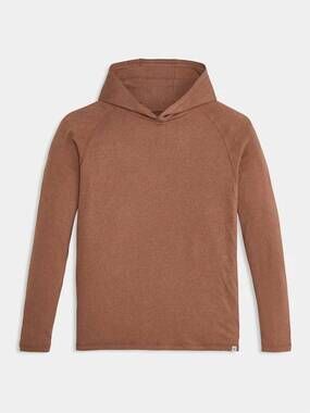 NEW GENTEAL men's wander long sleeve hoodie in sedona